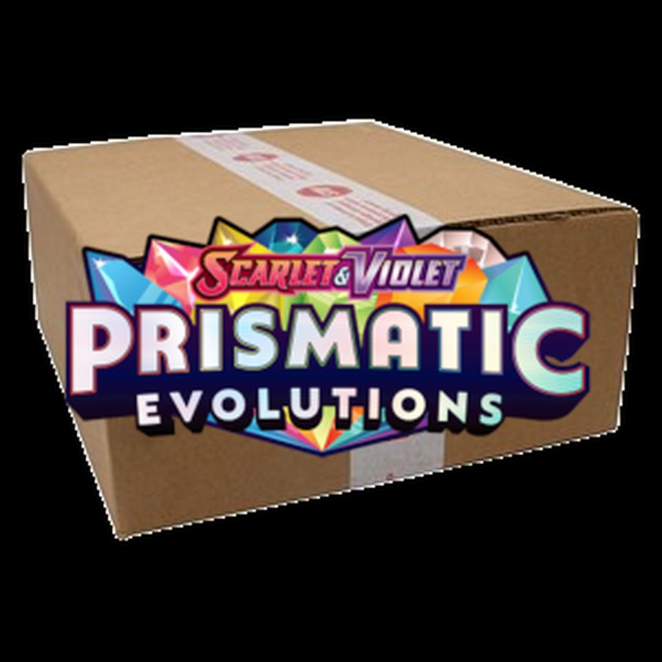 10 x Prismatic Evolutions Elite Trainer Box (sealed case): representative product image