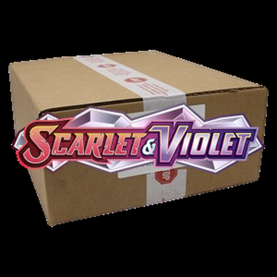 10 x Scarlet & Violet Elite Trainer Box (sealed case): representative product image