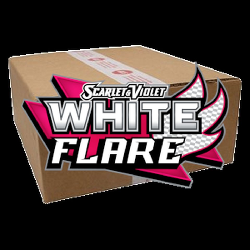 10 x White Flare Elite Trainer Box (sealed case): representative product image