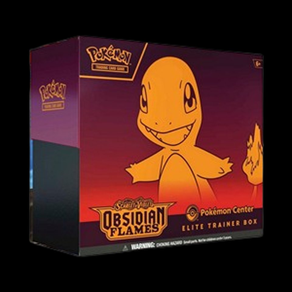 Obsidian Flames Pokémon Center Elite Trainer Box: representative product image