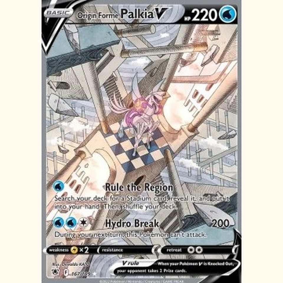 Origin Forme Palkia V ASR 167 Astral Radiance: representative product image