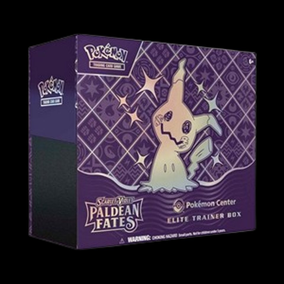 Paldean Fates Pokémon Center Elite Trainer Box: representative product image