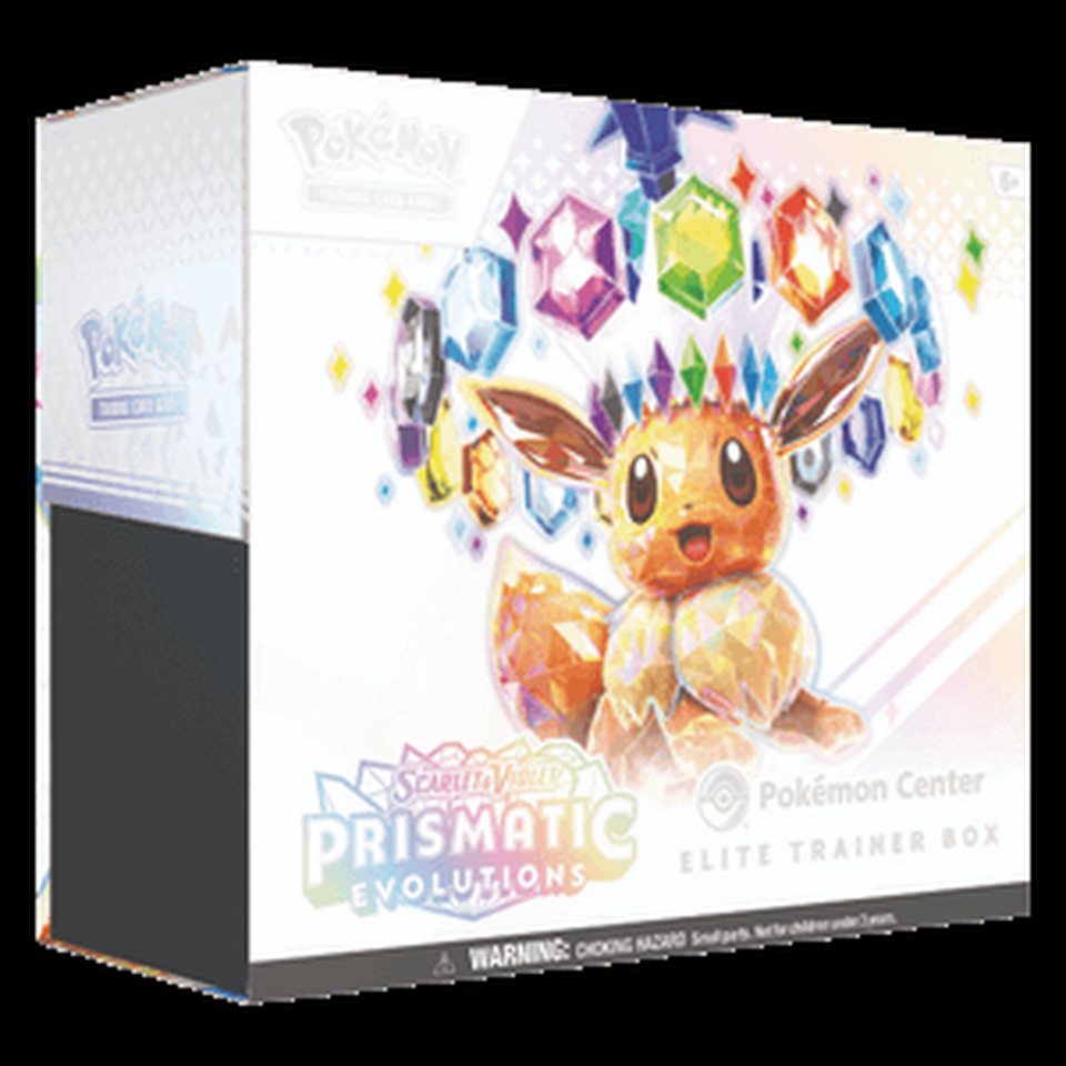 Prismatic Evolutions Pokémon Center Elite Trainer Box: representative product image