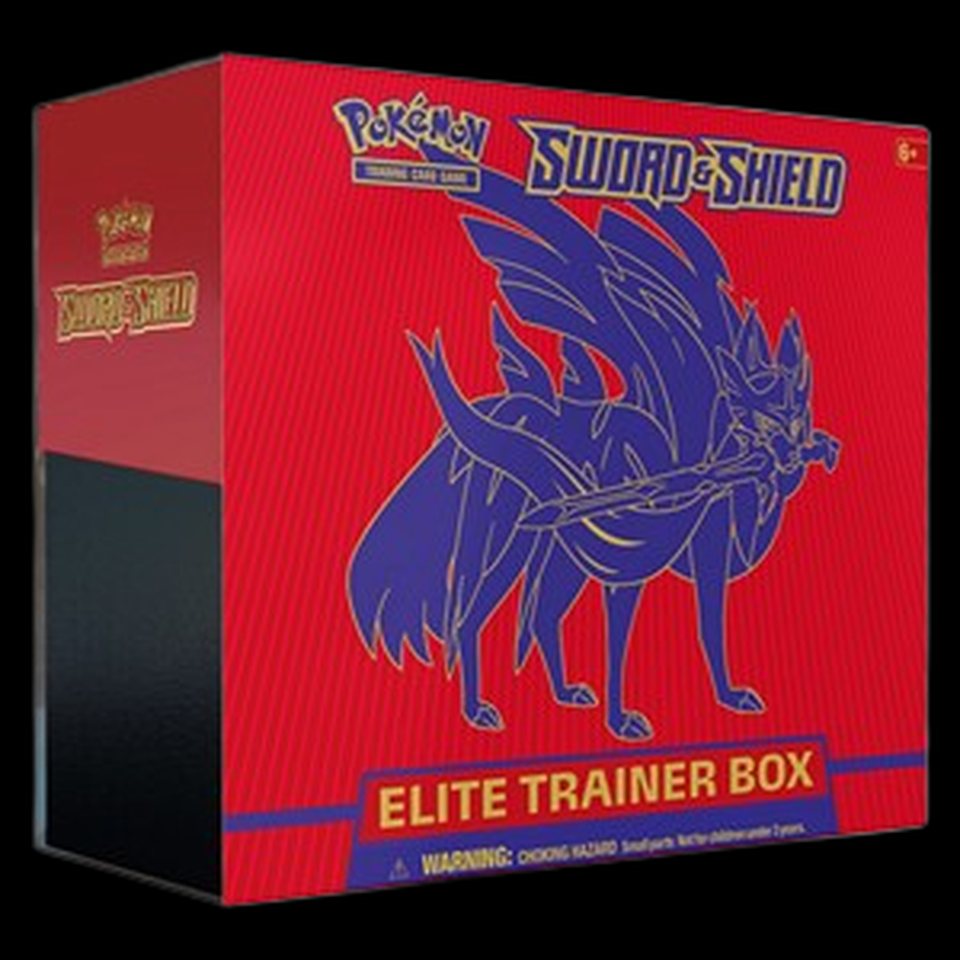 Sword & Shield Elite Trainer Box (Zacian): representative product image