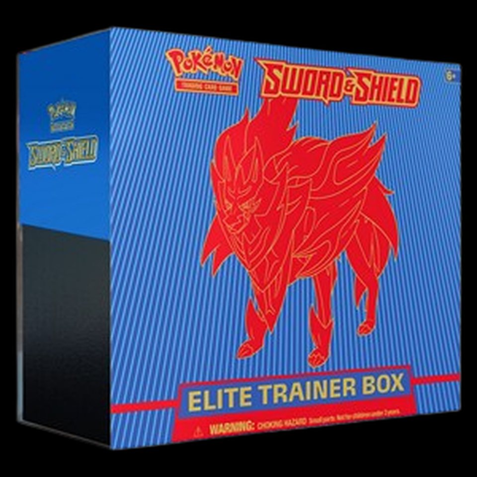 Sword & Shield Elite Trainer Box (Zamazenta): representative product image