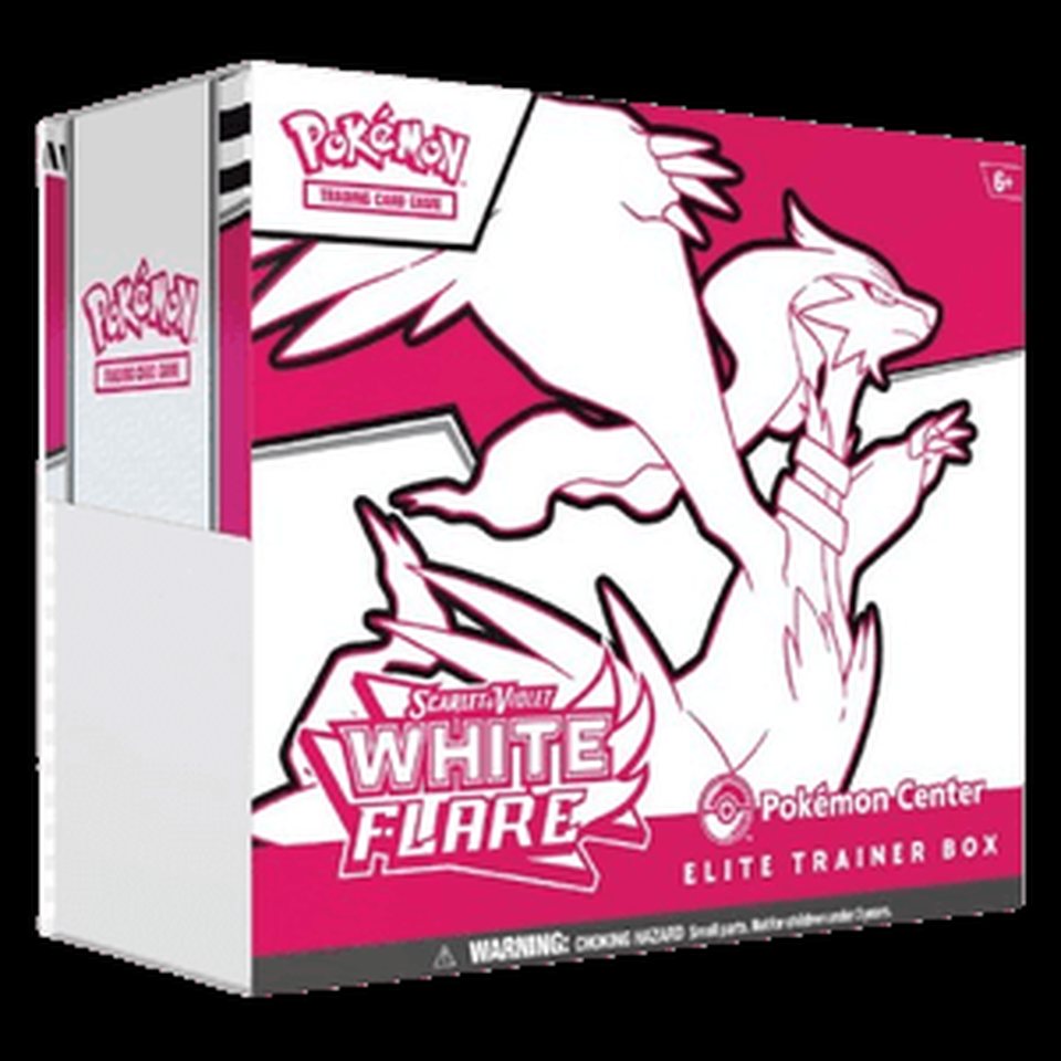 White Flare Pokémon Center Elite Trainer Box: representative product image