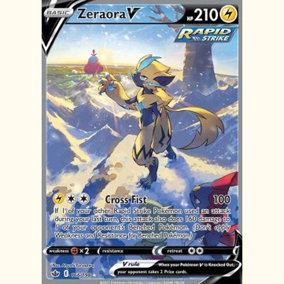 Zeraora V CRE 166 Chilling Reign: representative product image